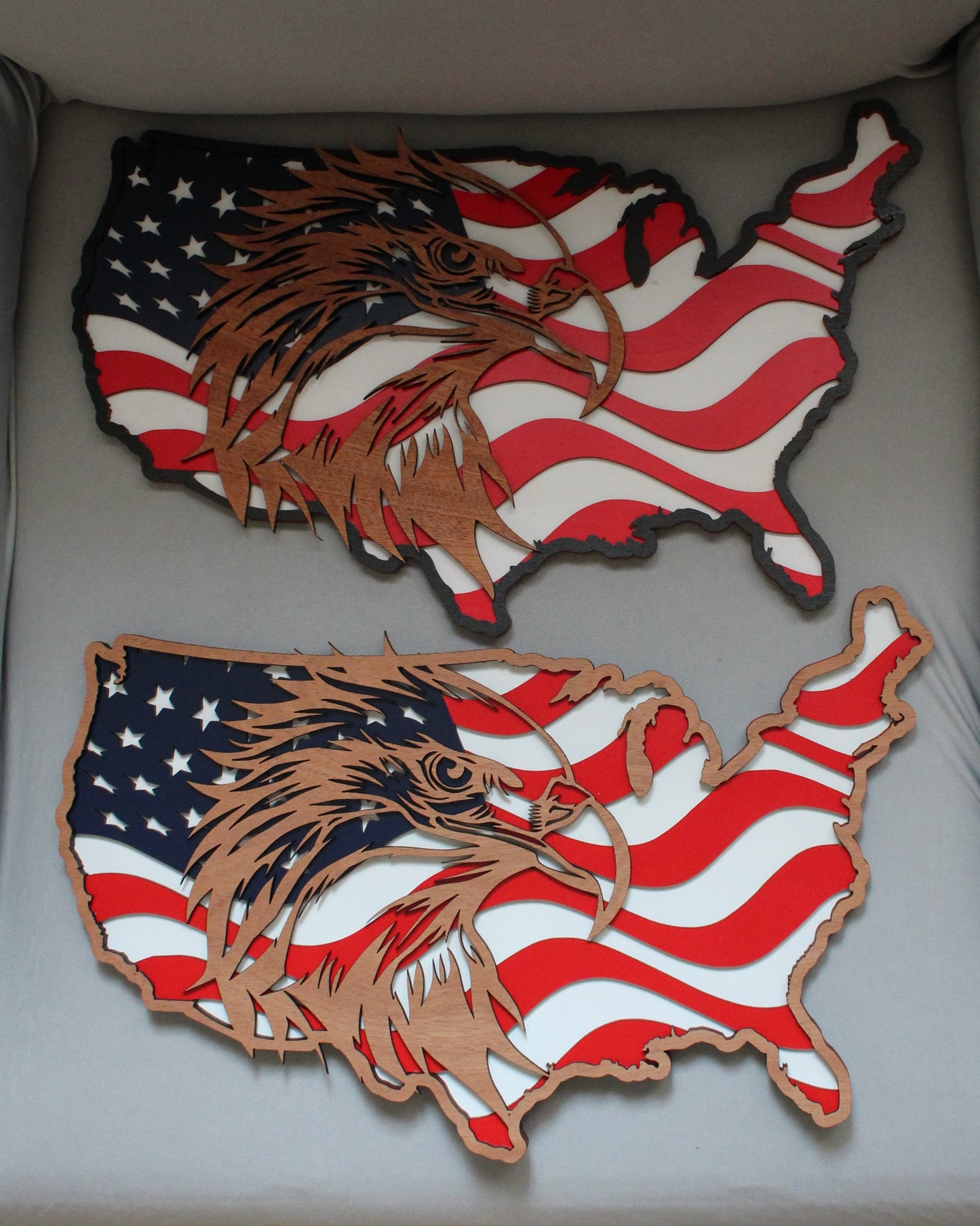 American Flag Eagle | Wooden Decor