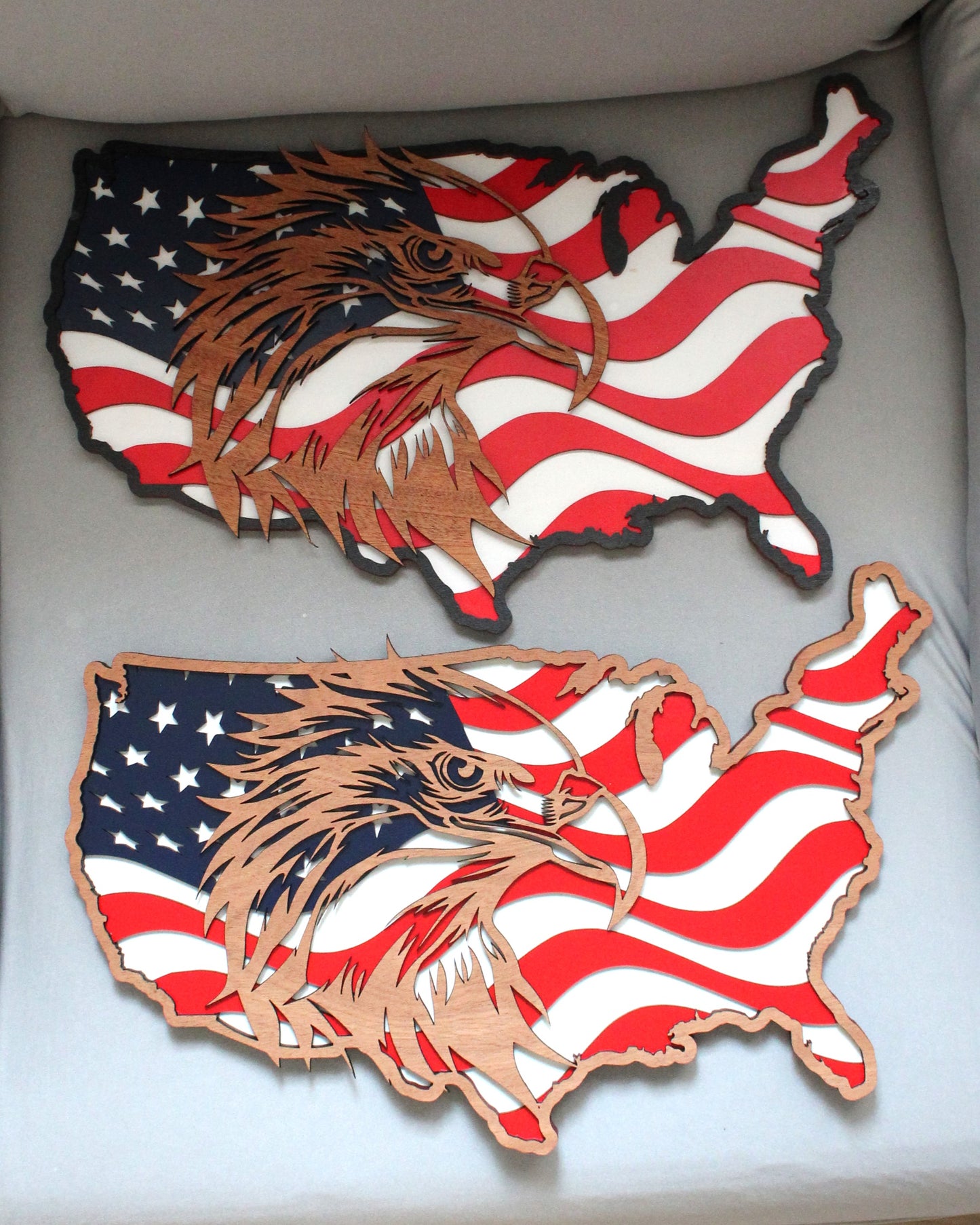 American Flag Eagle | Wooden Decor