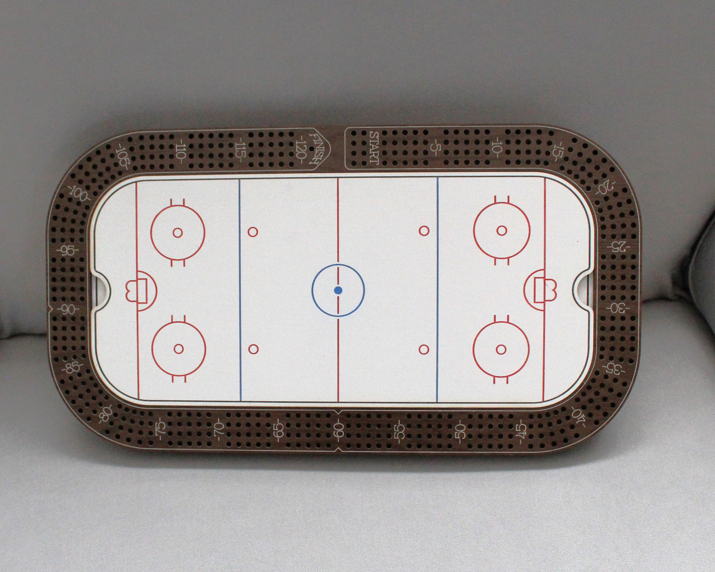 Customized Hockey Cribbage Board