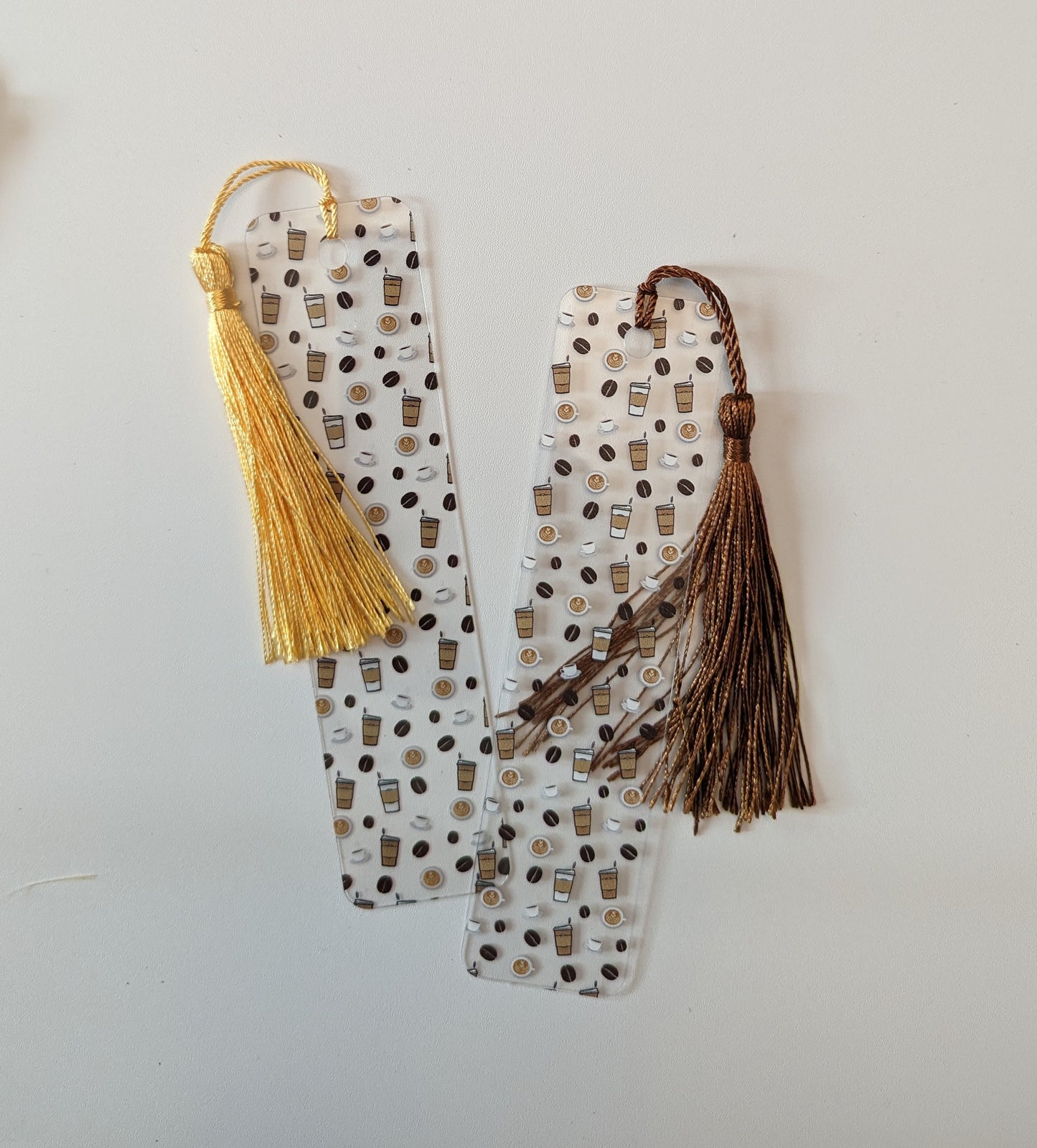 Coffee Cups & Beans Bookmark