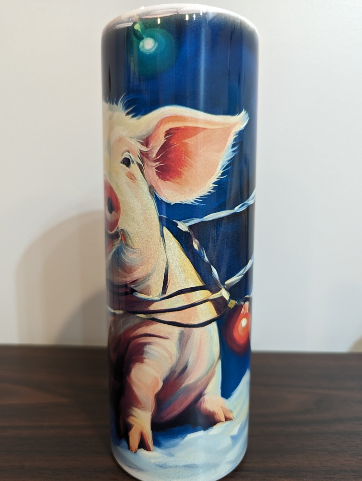 Christmas Pig Tumbler