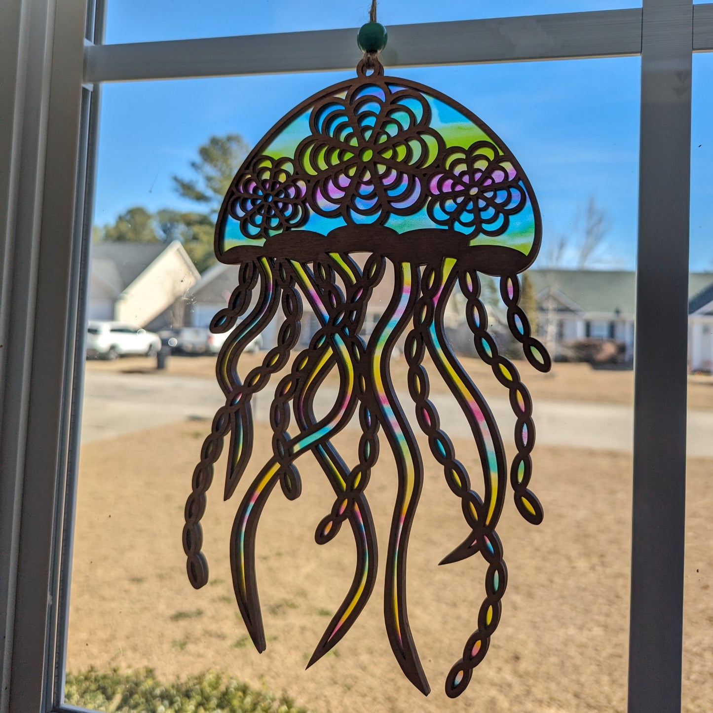 Floral Jellyfish Suncatcher