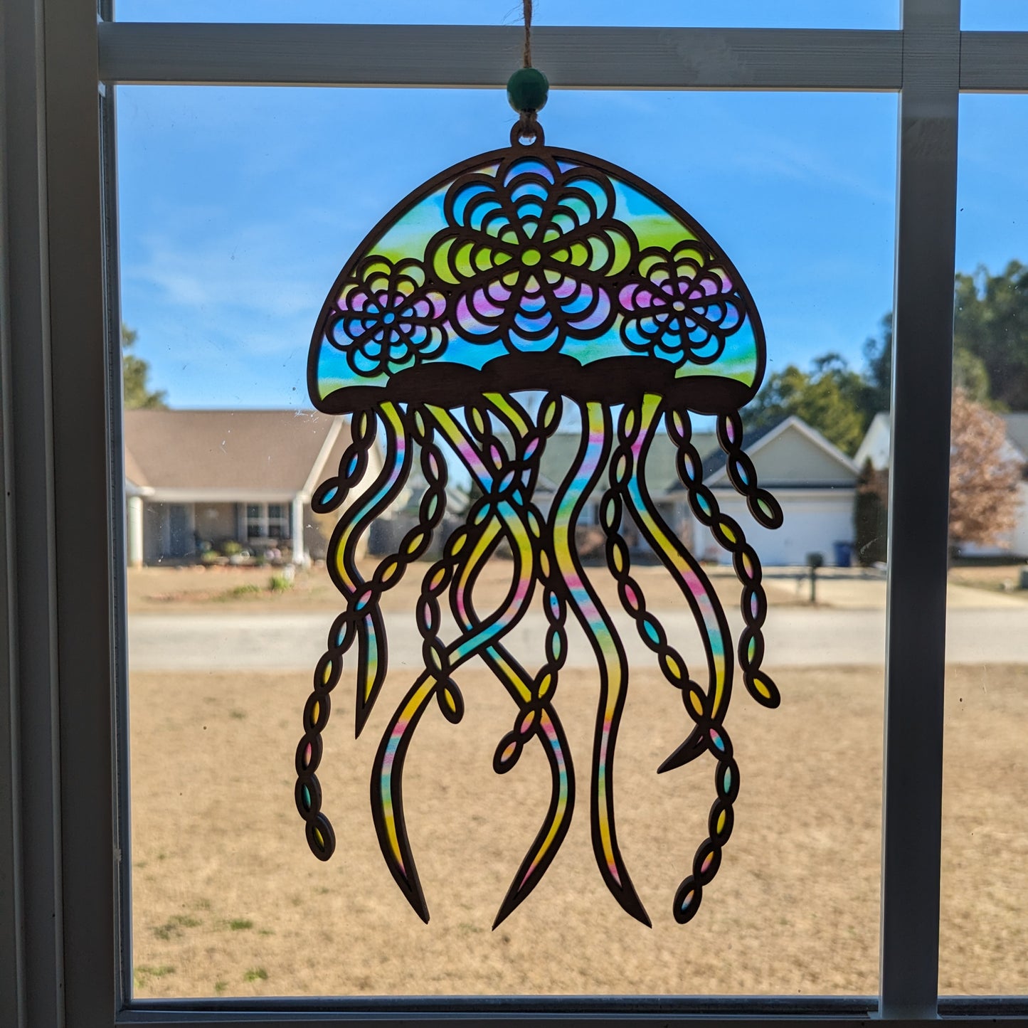 Floral Jellyfish Suncatcher