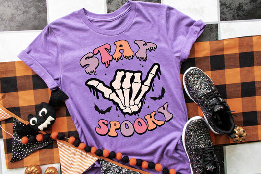 Stay Spooky Rocker Hand