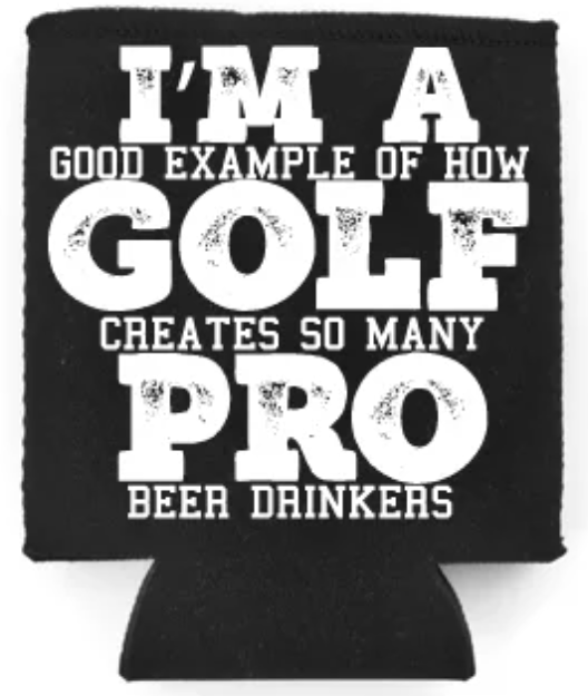 Golf Pro Can Cooler