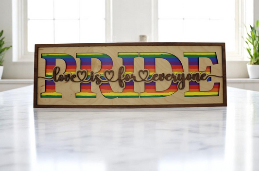 PRIDE Love is for Everyone Sign
