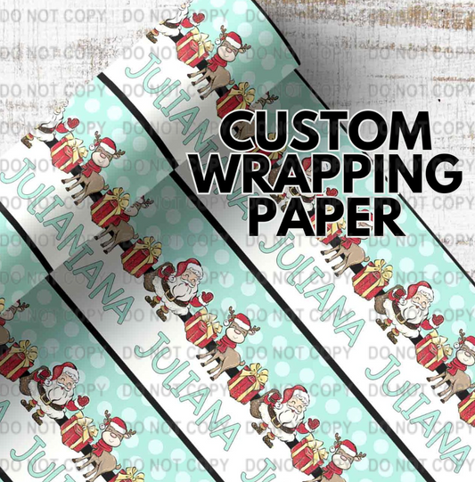 Custom Wrapping Paper Design 1