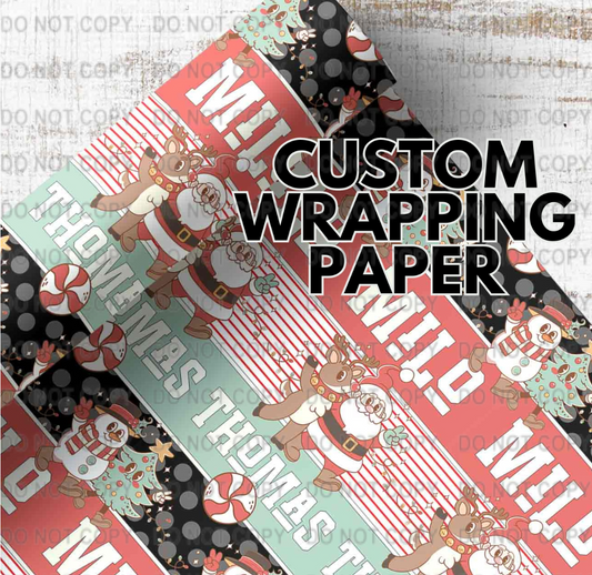 Custom Wrapping Paper Design 6