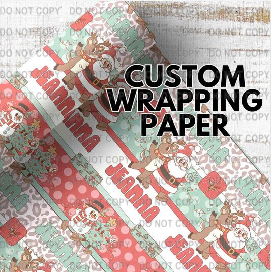 Custom Wrapping Paper Design 7