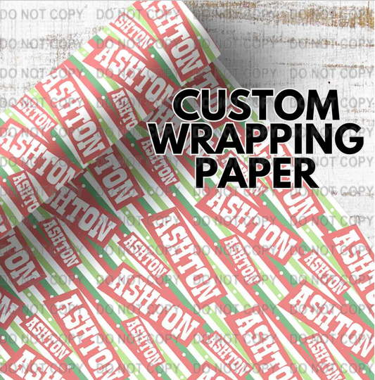 Custom Wrapping Paper Design 9