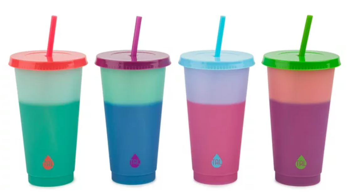 Color Changing Cups with Custom Text (set of 4)